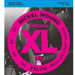 D'addario EXL170 Bass Guitar Strings, Nickel Wound, Light, 45-100, Long Scale