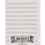 12 Stave, 50 Pages Looseleaf Manuscript Paper