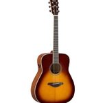 Yamaha FG-TABS FG TransAcoustic; dreadnought body, solid spruce top; mahogany back and sides, die-cast tuners,
active piezo pickup with TA technology; Brown Sunburst