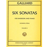 Galliard Six Sonatas for Bassoon Vol 2