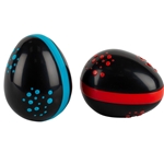 Luminote LNT516RB Pair Egg Shakers, Red/Blue