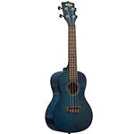 Kala KA-CEMB Concert Uke, Exotic Mahogany Blue