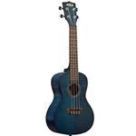 Kala KA-CEMB Concert Uke, Exotic Mahogany Blue