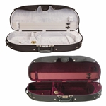 Bobelock B2048FBVS-ABK Viola Half Moon Case Blk/Wine