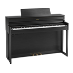 Roland HP-704-CHC Charcoal Black SuperNATURAL Modeling Piano w/Bench