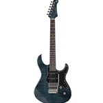 Yamaha PAC612VIIFMIDB Dbl C/W Flame Maple Electric Guitar, Indigo Blue