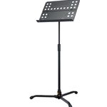 Hercules BS311B EZ Clutch Music Stand, Foldable Perforated Desk w/ Swivel Legs