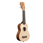 Kala KA-15S-S Soprano Uke, Spruce Top Satin