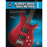 Alfred's Basic Bass Guitar Method Bk 1, w/ DVD