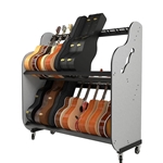 A&S Crafted Products BRDG Mobile Guitar Double-Stack Rack Guitars and Guitar Cases