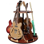 A&S Crafted Products CARX Carousel Deluxe Rotating Guitar Stand - 6 Guitars