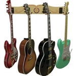 A&S Crafted Products PFG Pro-File Wall-Mounted Rack 4 Guitars