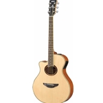 Yamaha APX700IIL Left-handed, thinline body; solid spruce top, nato or okoume back and sides, crème binding,
A.R.T. 1-way system; Natural