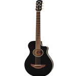 Yamaha APXT2-BL 3/4 Thinline A/E, Spruce T, Meranti B/S, Black, w/ bag