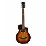 Yamaha APXT2EW-TBS 3/4-Size, thinline acoustic-electric; exotic wood top, rosewood fingerboard, System68 pickup,
gig bag included; Tobacco Brown Sunburst