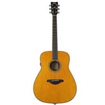 Yamaha FG-TAVT FG TransAcoustic; dreadnought body, solid spruce top; mahogany back and sides, die-cast tuners,
active piezo pickup with TA technology; Vintage Tint