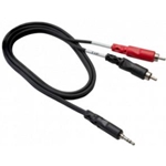 Hosa CMR-203 3.5 trs to dual rca 3ft cable