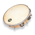 Cp CP391 10" Tambourine, Tunable Double Row w/ Head