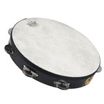 Remo TA511070 10" Tambourine, Black, Double Row