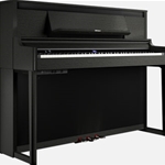 Roland LX-6-CH LX Upright Digital Piano, Charcoal Black