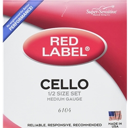 Super Sensitive 6104 Cello 1/2 String Set