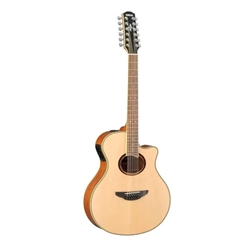 Yamaha APX700II-12 12-String; thinline body; solid spruce top, mahogany back and sides, crème binding,
A.R.T. 1-way system; Natural