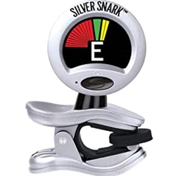 Snark SIL-1 Silver Clip-On Chrom Tuner Guitar+Bass