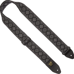 Ernie Ball P04093 Regal Black Jacquard Guitar Strap