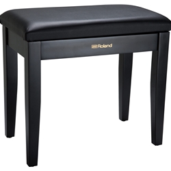 Roland RPB-100BK Piano Bench Satin Black w/ storage compartment