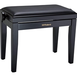 Roland RPB-200BK Piano Bench, Height Adjustable, Satin Black