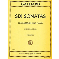 Galliard Six Sonatas for Bassoon Vol 2