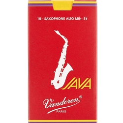 Vandoren SR26R Alto Sax Reeds Java Red Box of 10