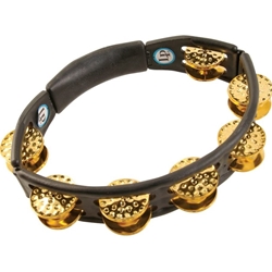 Lp LP174 Tambourine, Cyclops Brass Black