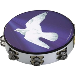 Remo TA921018 10" Tambourine, Dove, Double Row