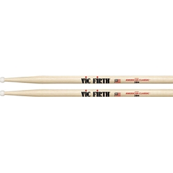 Vic Firth 2BN 2B Drum Sticks, Nylon Tipped