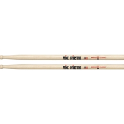 Vic Firth  3A Drum Sticks, Classic Hickory Wooden Tipped
