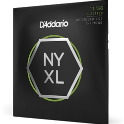 D'addario NYXL1156 Medium Top/Extra-Heavy Bottom for D-Tuning