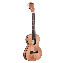 Kala KA-EMTU-T Travel Tenor Uke, Exotic Mahogany w/Bag