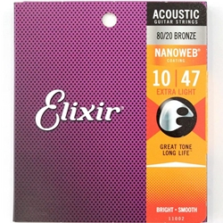 Elixir E11002 Acoustic Nanoweb Extra Light