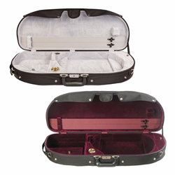 Bobelock B2048FBVS-ABK Viola Half Moon Case Blk/Wine