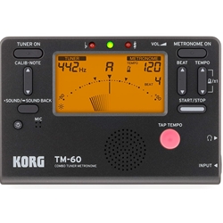 Korg TM60BK Combo Tuner/Metronome Black