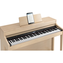 Roland HP-702-LAC Lt Oak Piano w/Bench, Stand
