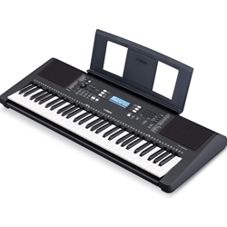Yamaha PSRE373AD 61-Key Portable Keyboard Entry Level w/ Power Supply