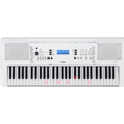 Yamaha EZ300AD 61-Key Lighted Portable Keyboard Entry Level w/ Power Supply