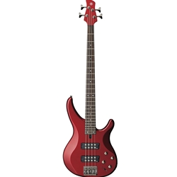 Yamaha TRBX304CAR Electric Bass, Candy Apple Red
