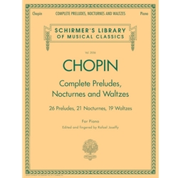 Chopin Complete Preludes, Nocturnes, Waltzes, Piano