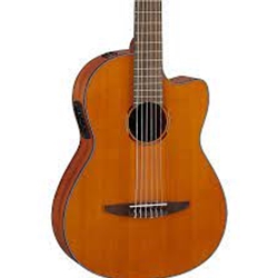 Yamaha NCX1C-NT A/E Classical Guitar w/ C/W, Cedar Top