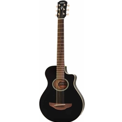 Yamaha APXT2-BL 3/4 Thinline A/E, Spruce T, Meranti B/S, Black, w/ bag