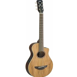 Yamaha APXT2EW-NA 3/4-Size, thinline acoustic-electric; exotic wood top, rosewood fingerboard, System68 pickup,
gig bag included; Natural