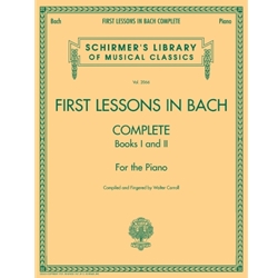 Bach, First Lessons, Complete Piano Method